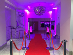 Red carpet entrance
